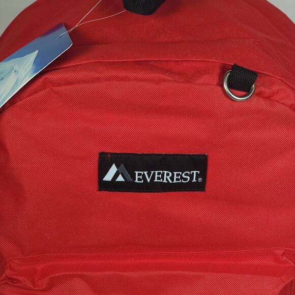 Everest Classic School Backpack 16.5" Solid‎ RED Color 2045CR/RD 1340 cu. in NWT - Picture 13 of 13